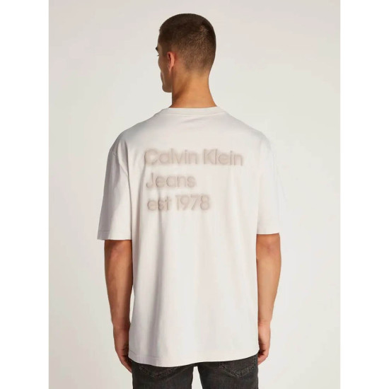 Calvin Klein Ανδρική κοντομάνικη μπλούζα Washed Puff Print Tee